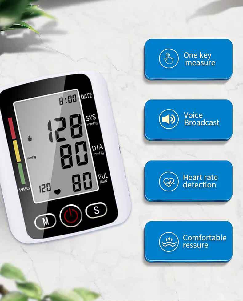 ARM Electronic Sphygmomanometer Measuring Household Automatic