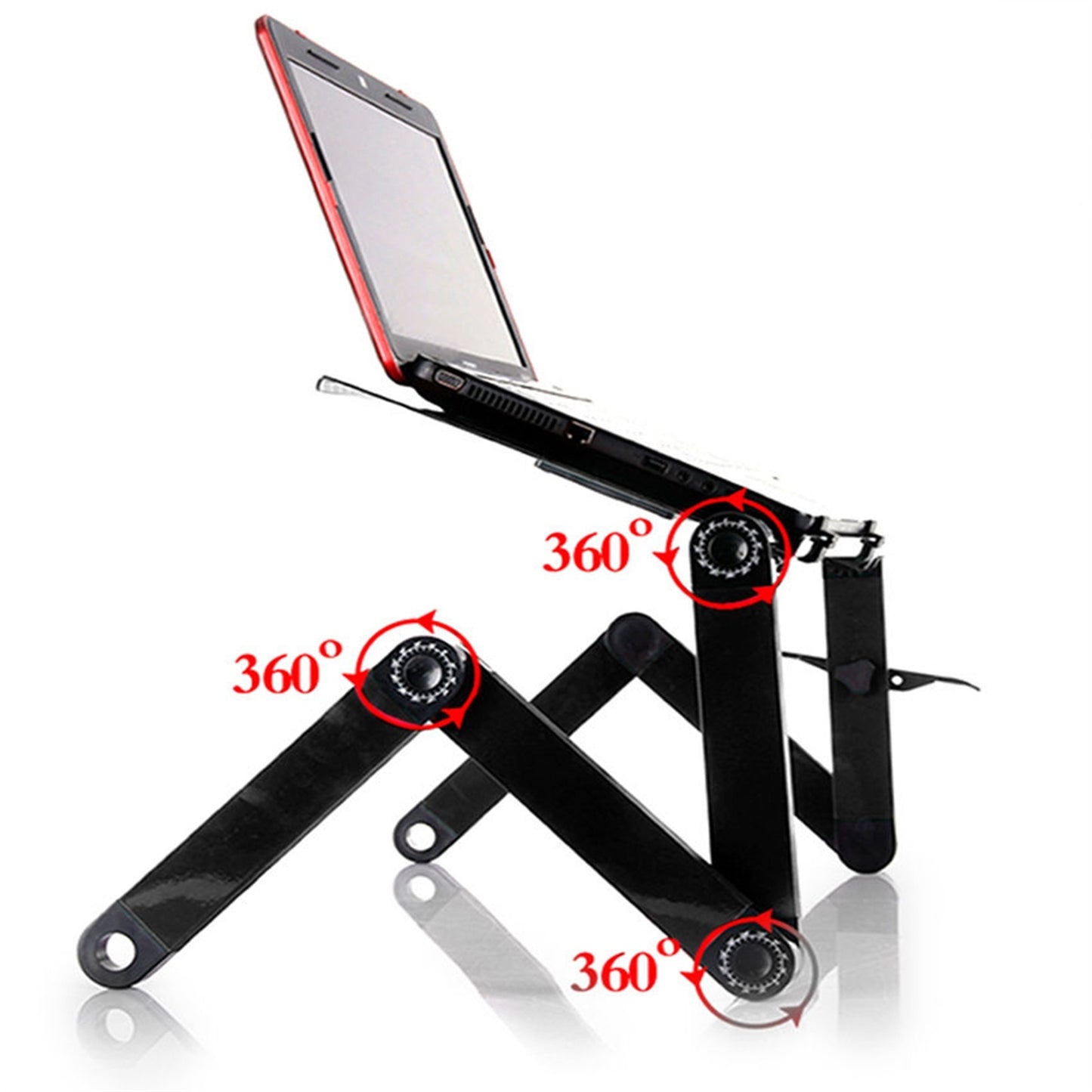 48 X 26cm Portable Home Assembly Folding Table Black