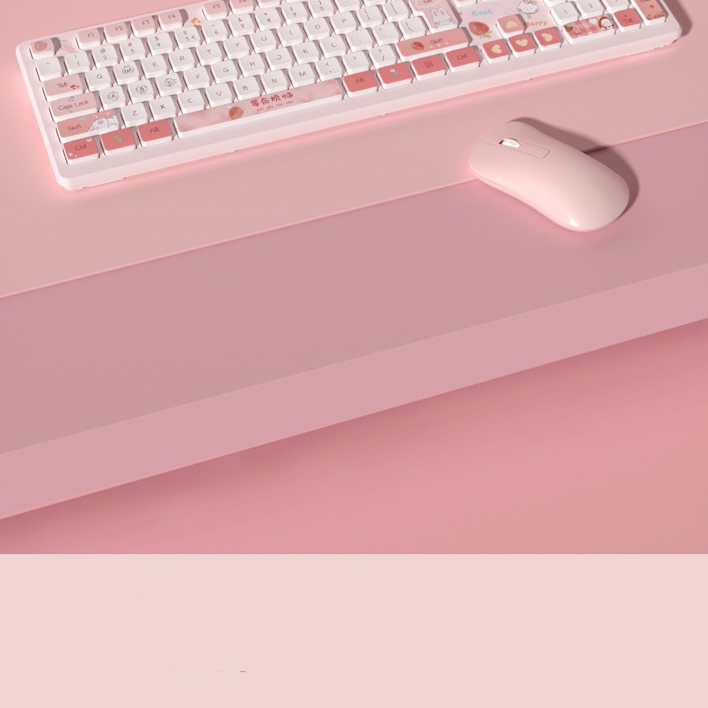 New Quiet Cute Female Office Keyboard