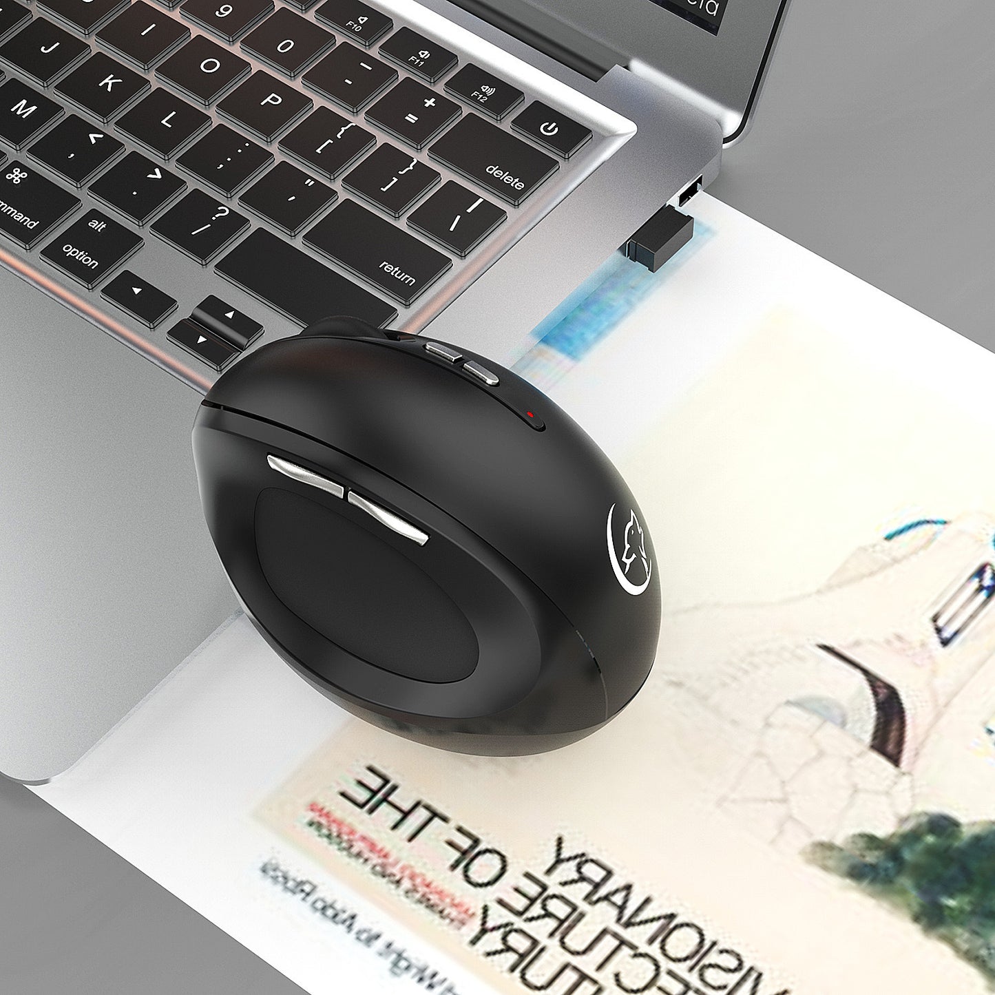 Office 2.4G Wireless Photoelectric Vertical Mouse